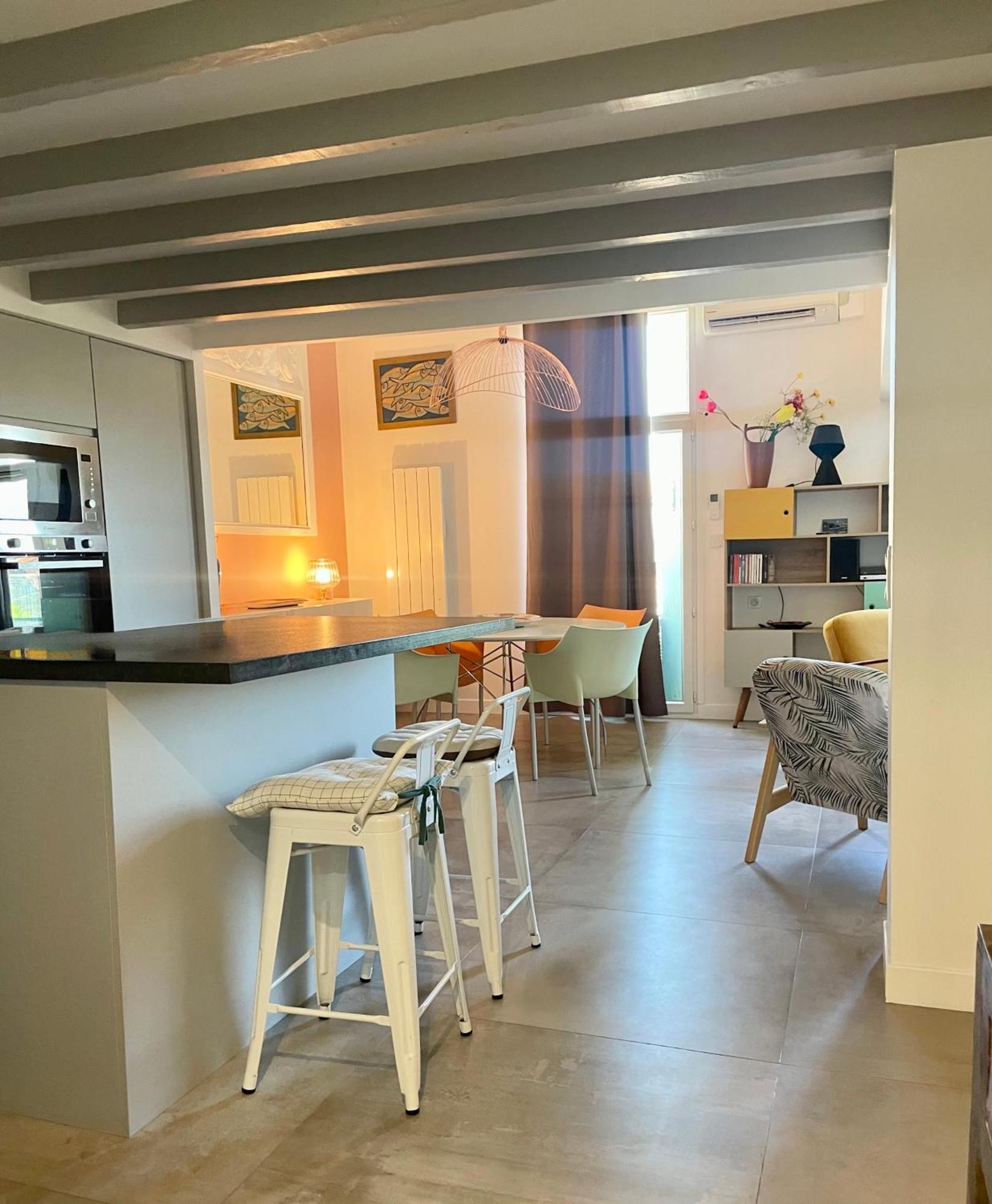 "Zarago 3" T3 Design En Duplex A 2 Pas Du Centre Ville Sete Exterior photo